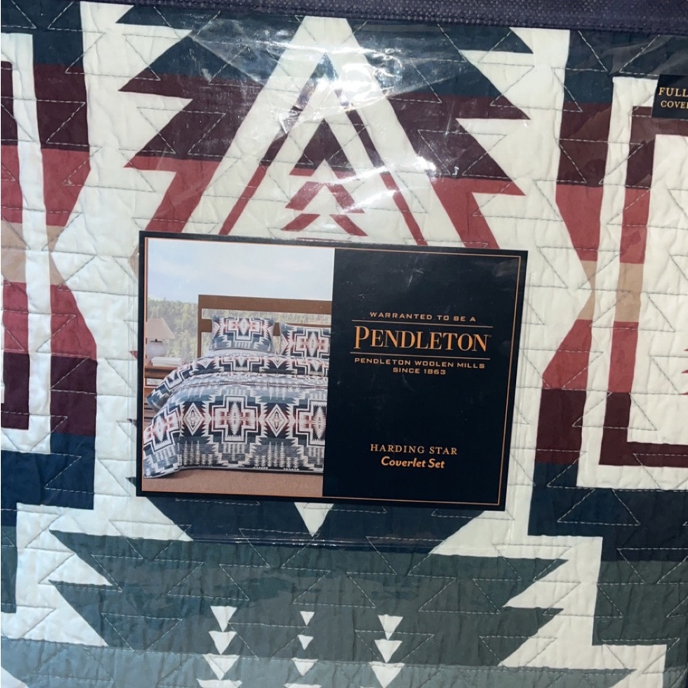 Pendleton Harding Star Coverlet Set - Multicolor